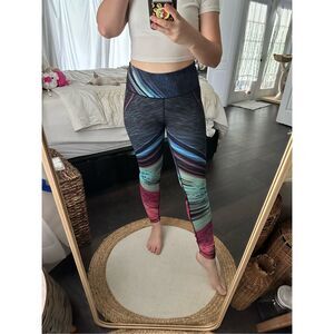 Lululemon Women’s 8 Speed Tight Electrobeam Luxtreme Pants Workout Athleisure